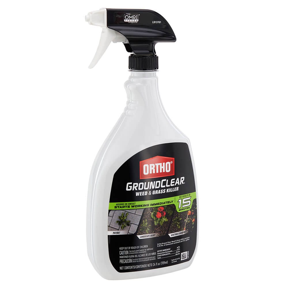 Ortho Ground Clear Weed and Grass Killer Spray, 24 oz