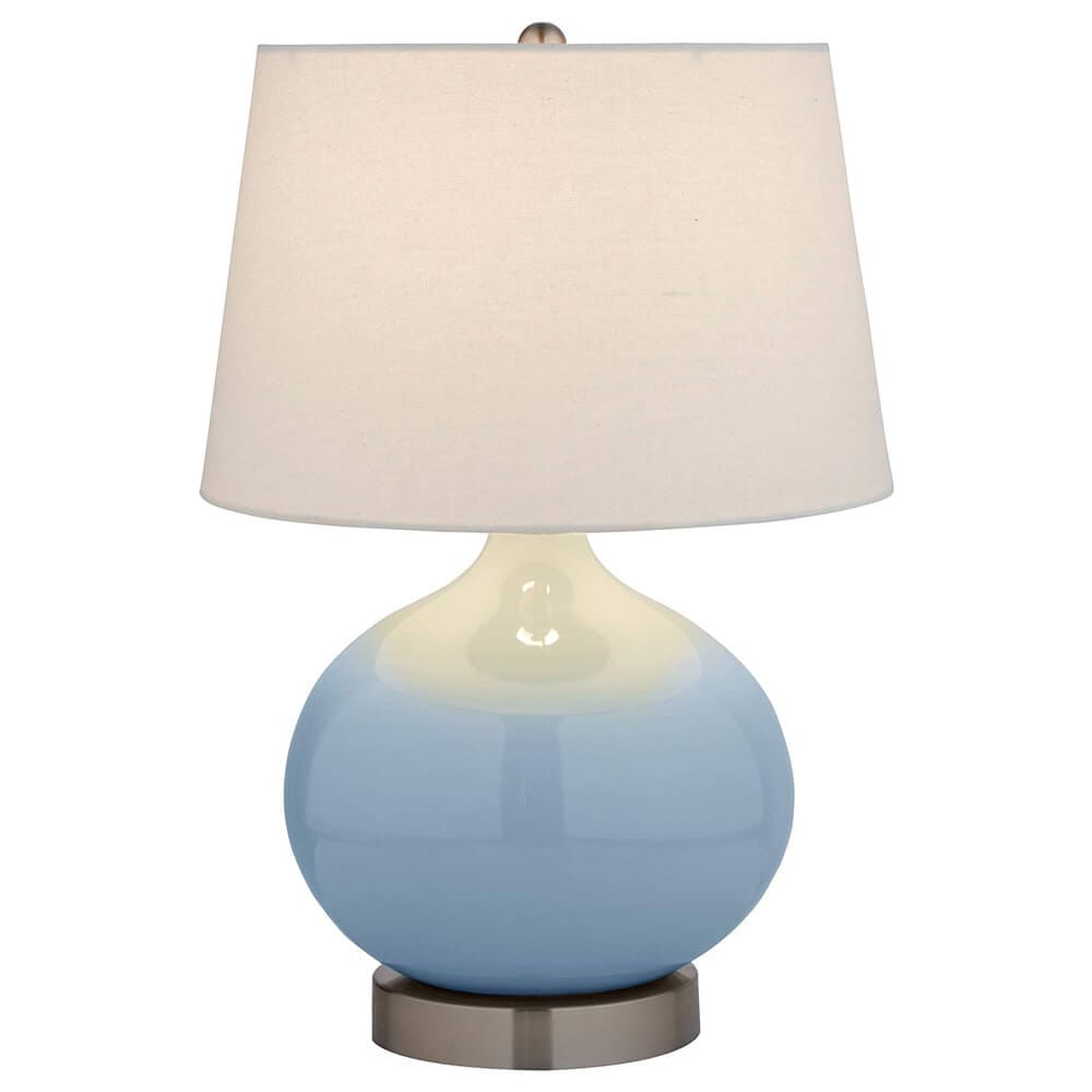 Stone & Beam Ceramic Bedside Table Lamp, Slate Blue