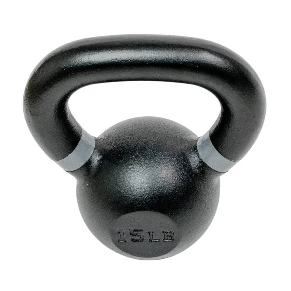 Tru Grit Fitness 15 lb Cast Iron Kettlebell