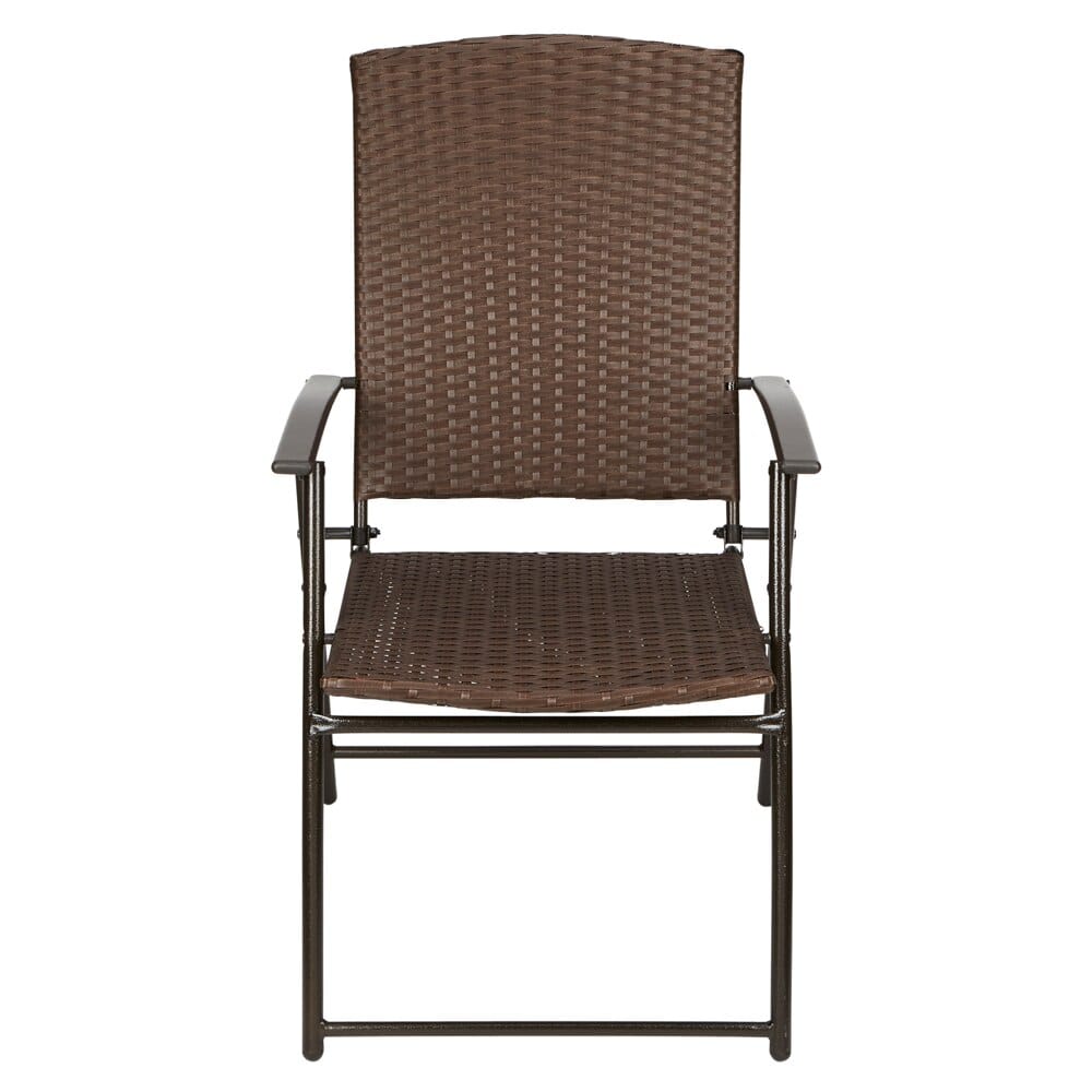 Resin Wicker Folding Chair