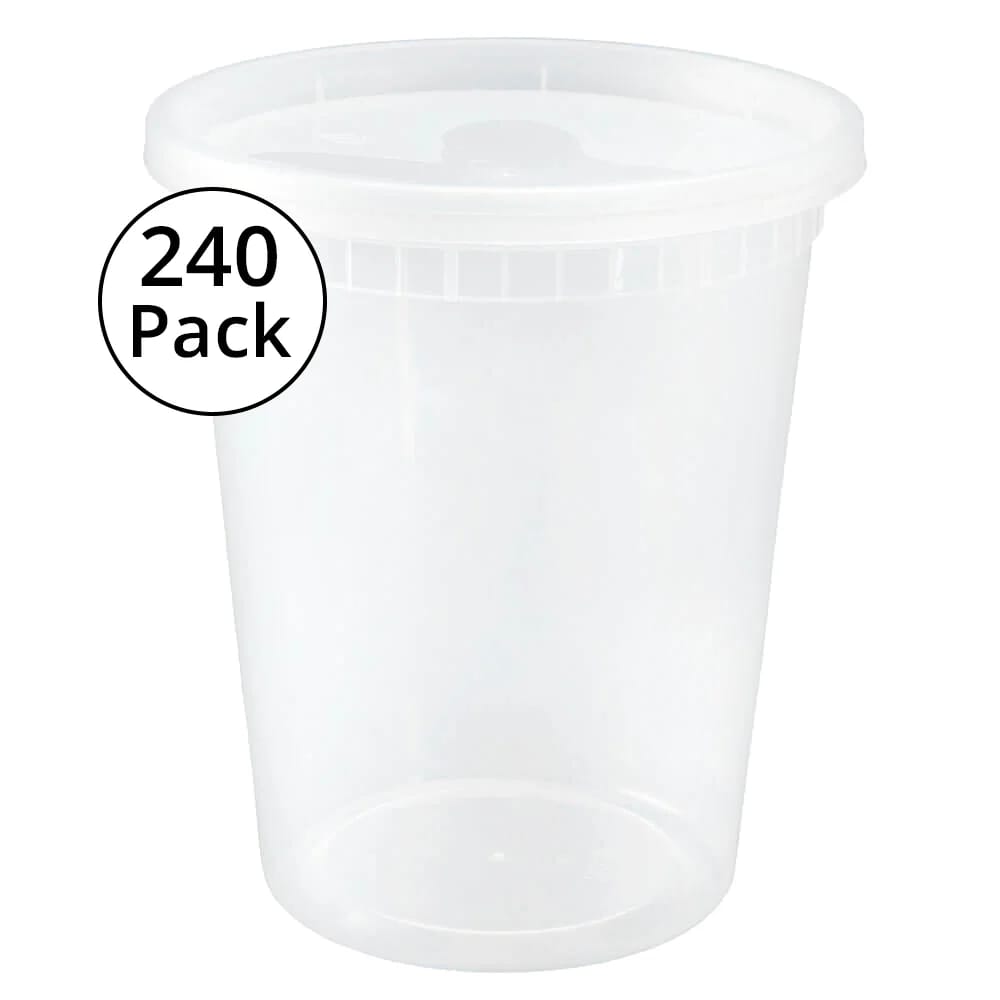 Deli Containers, 32 oz, 240-Pack