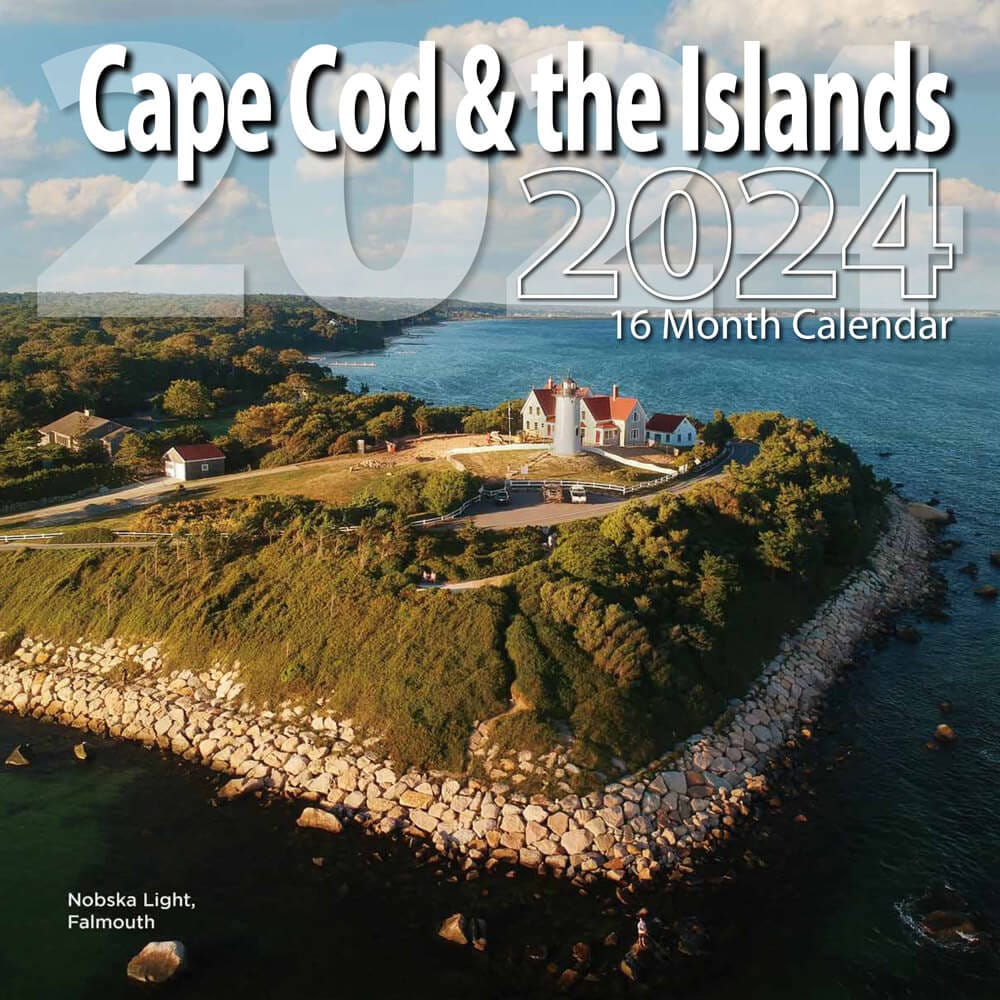 2024 Cape Cod and The Islands Themed 16 Month Wall Calendar, 12"
