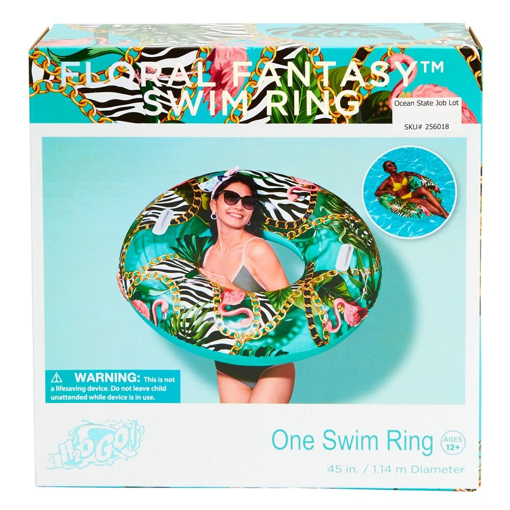 Bestway H2OGO! Floral Fantasy Swim Ring, 45"