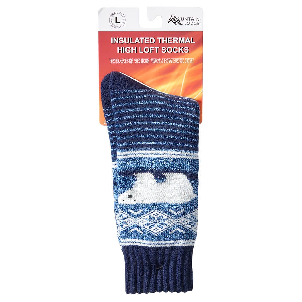 Mountain Lodge Men's Insulated Thermal High Loft Socks