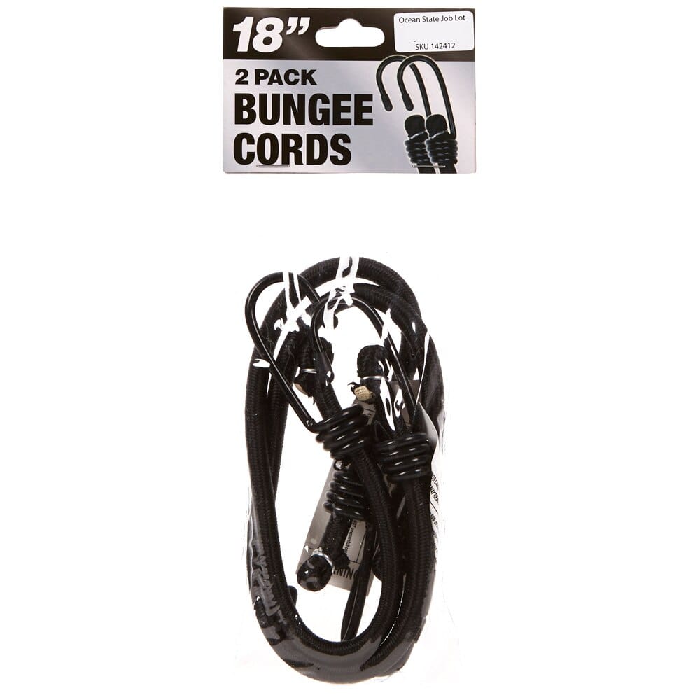 18" Bungee Cords, 2 Count