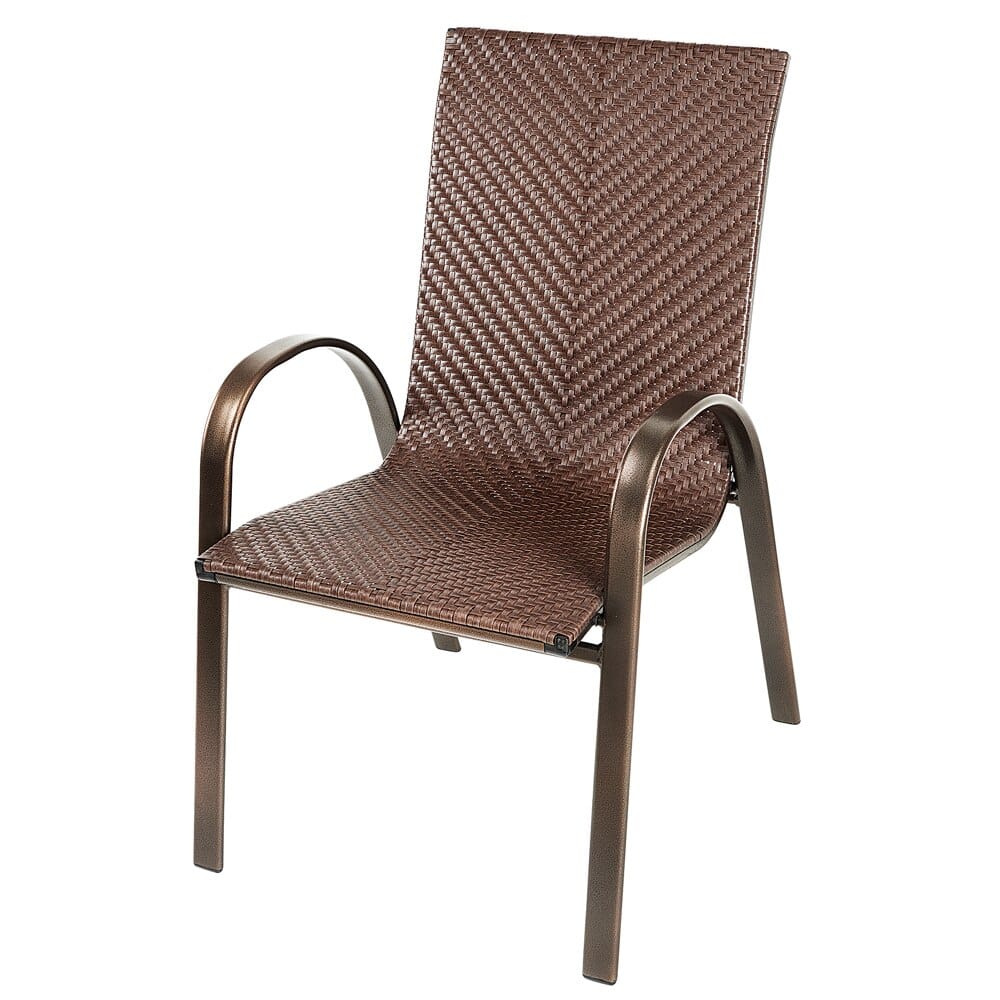 Outdoor Living Accents Resin Wicker Stackable Chair