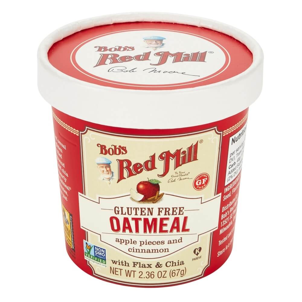 Bob's Red Mill Apple and Cinnamon Oatmeal Cup, 2.36 oz