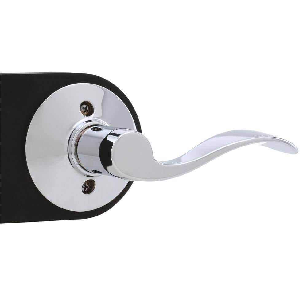 Schlage Accent Right-Handed Dummy Door Lever, Bright Chrome