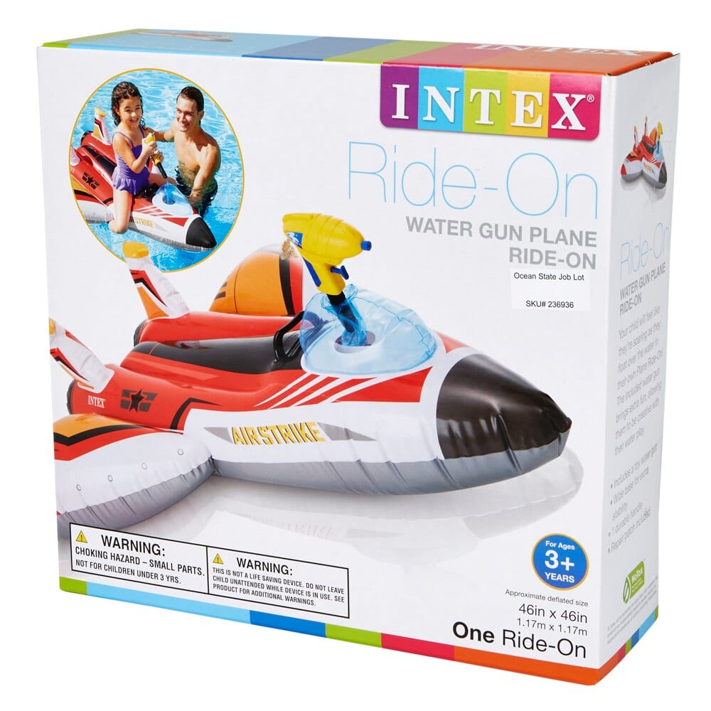 Intex Ride-On Water Gun Plane Float