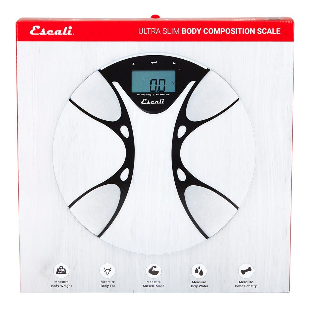Escali Ultra Slim Body Composition Weight Scale
