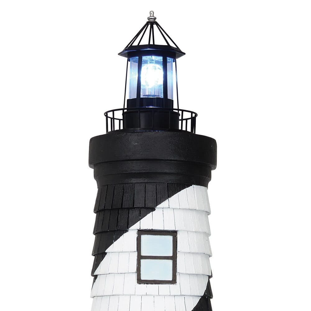 72" Solar Lighthouse with Foghorn Sound