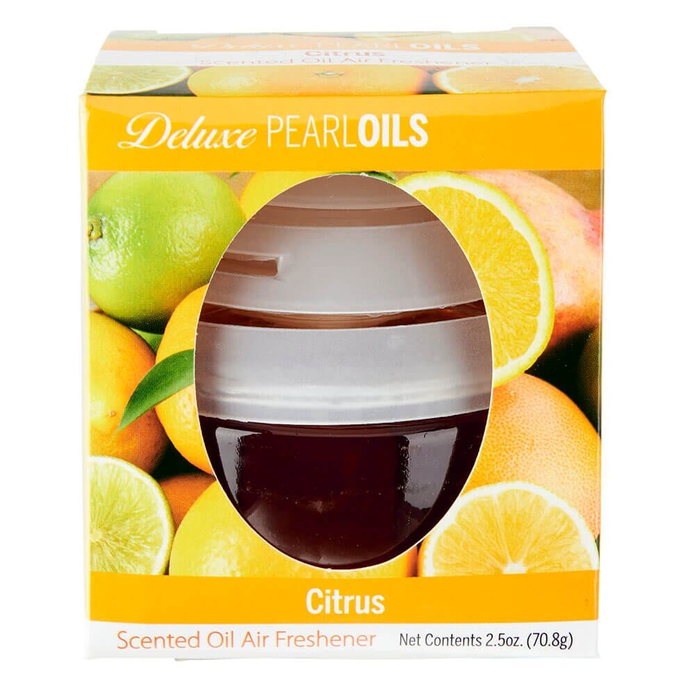 Deluxe Pearl Citrus Scented Oil Air Freshener, 2.5 oz