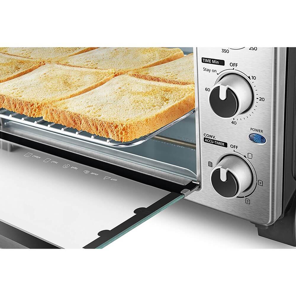 Toshiba 6-Slice Stainless Steel Toaster Oven