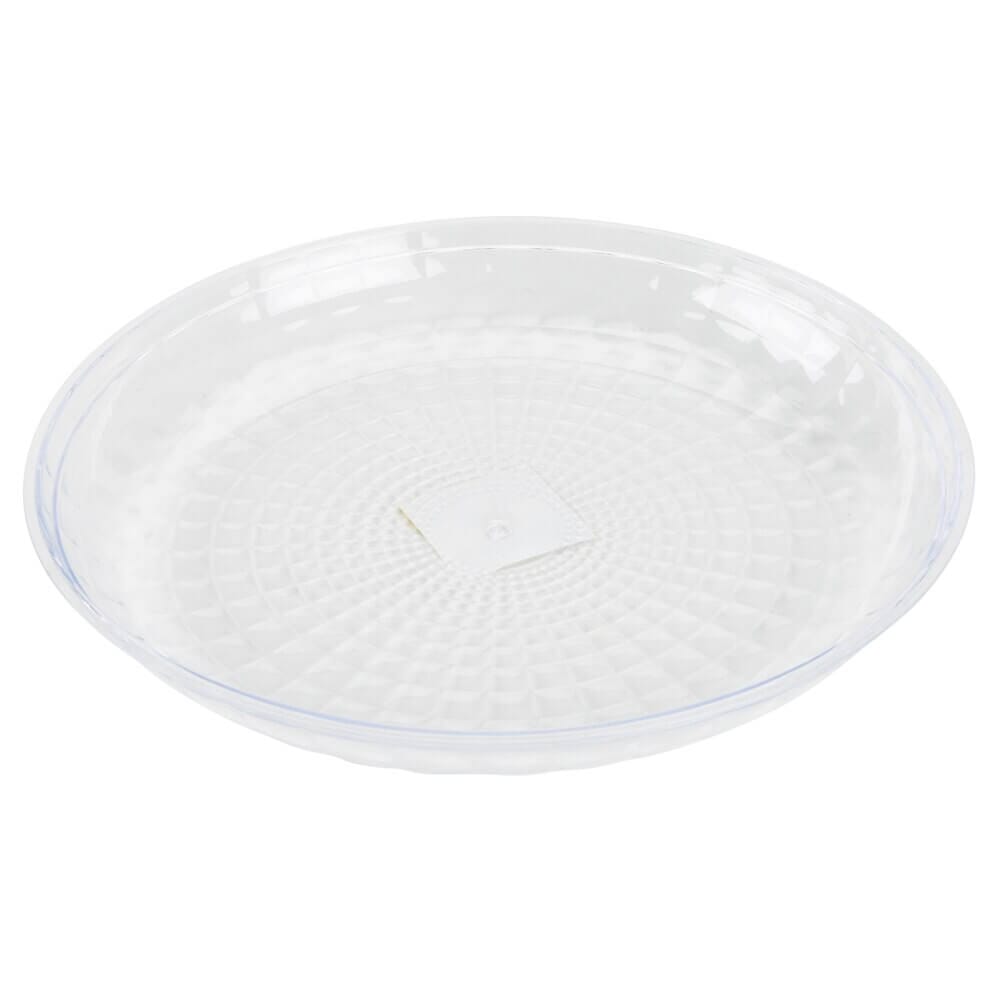 Round Clear Pixel Acrylic Serving Tray, 12"
