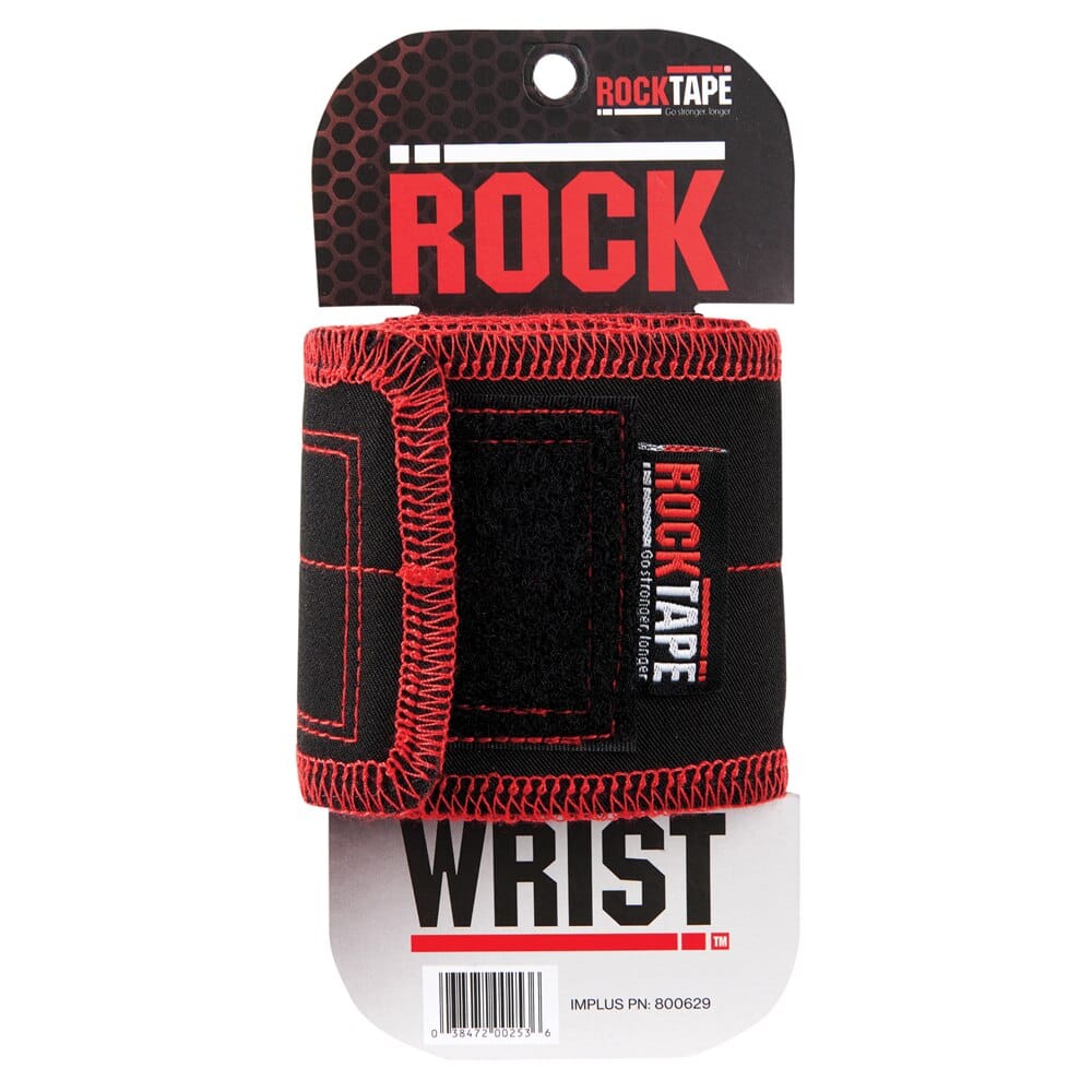 RockTape Competition-Grade Wrist Wraps, Black
