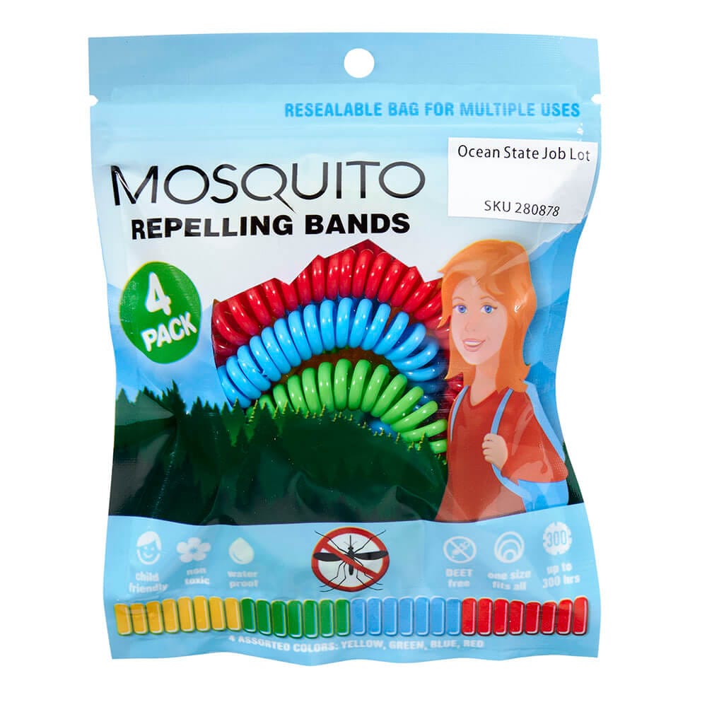 Mosquito Repelling Bands, 4 Count