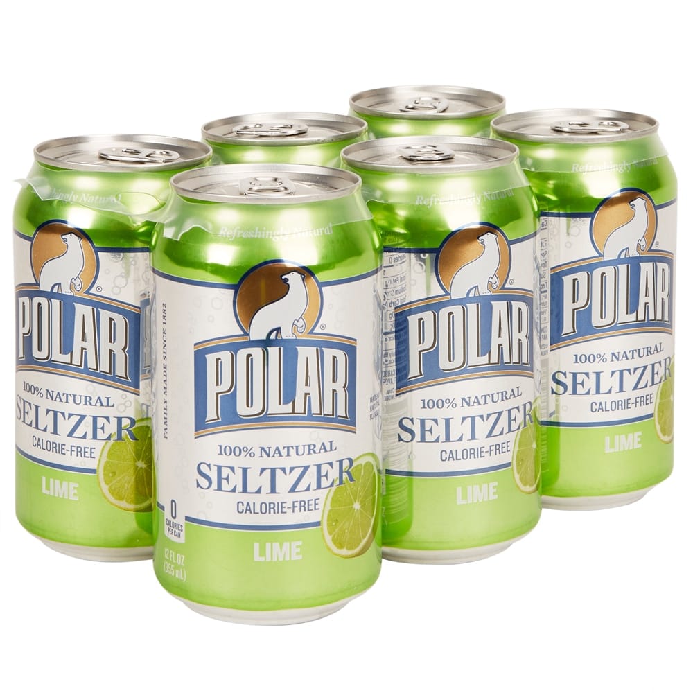 Polar Lime Seltzer, 12 fl oz, 6 Count