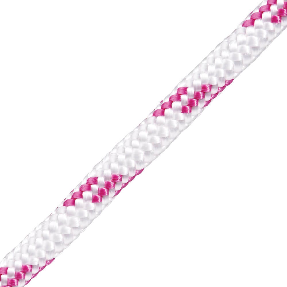 Diamond Braided Rope Reel, 3/8" x 164', Pink/White