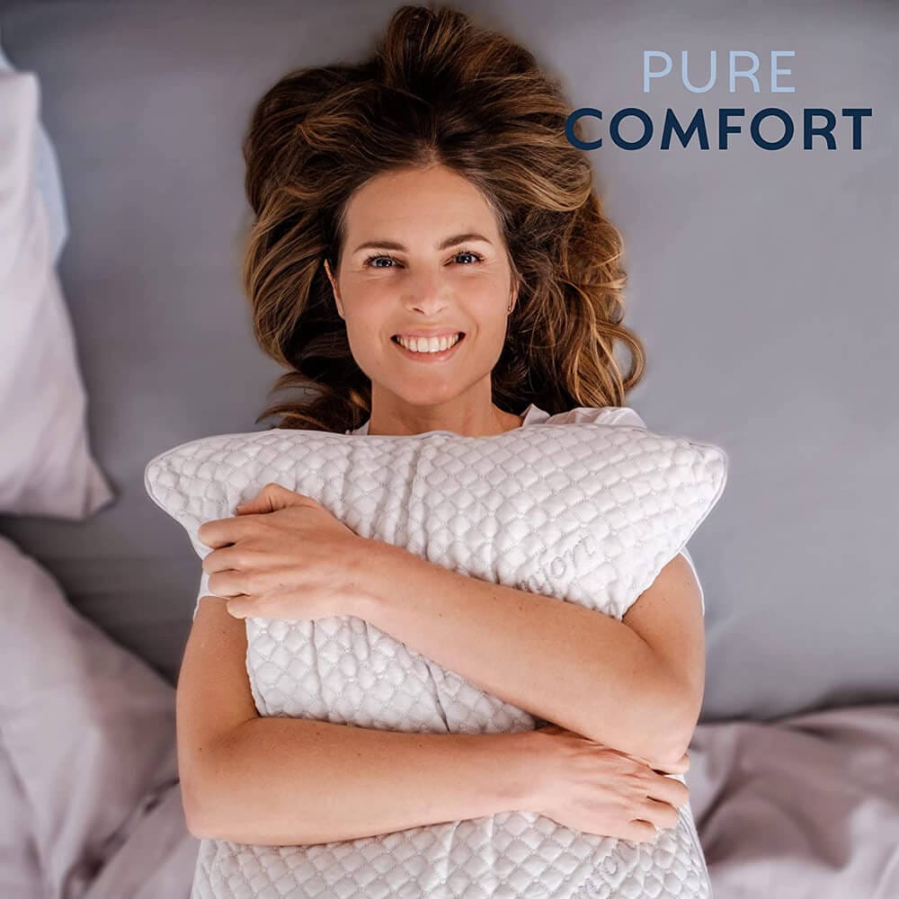 PureComfort Cooling Gel Memory Foam Pillow, Queen
