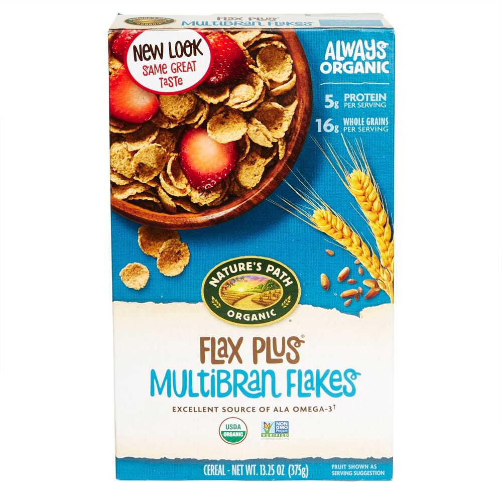 Nature's Path Organic Flax Plus Multibran Flakes, 13.25 oz