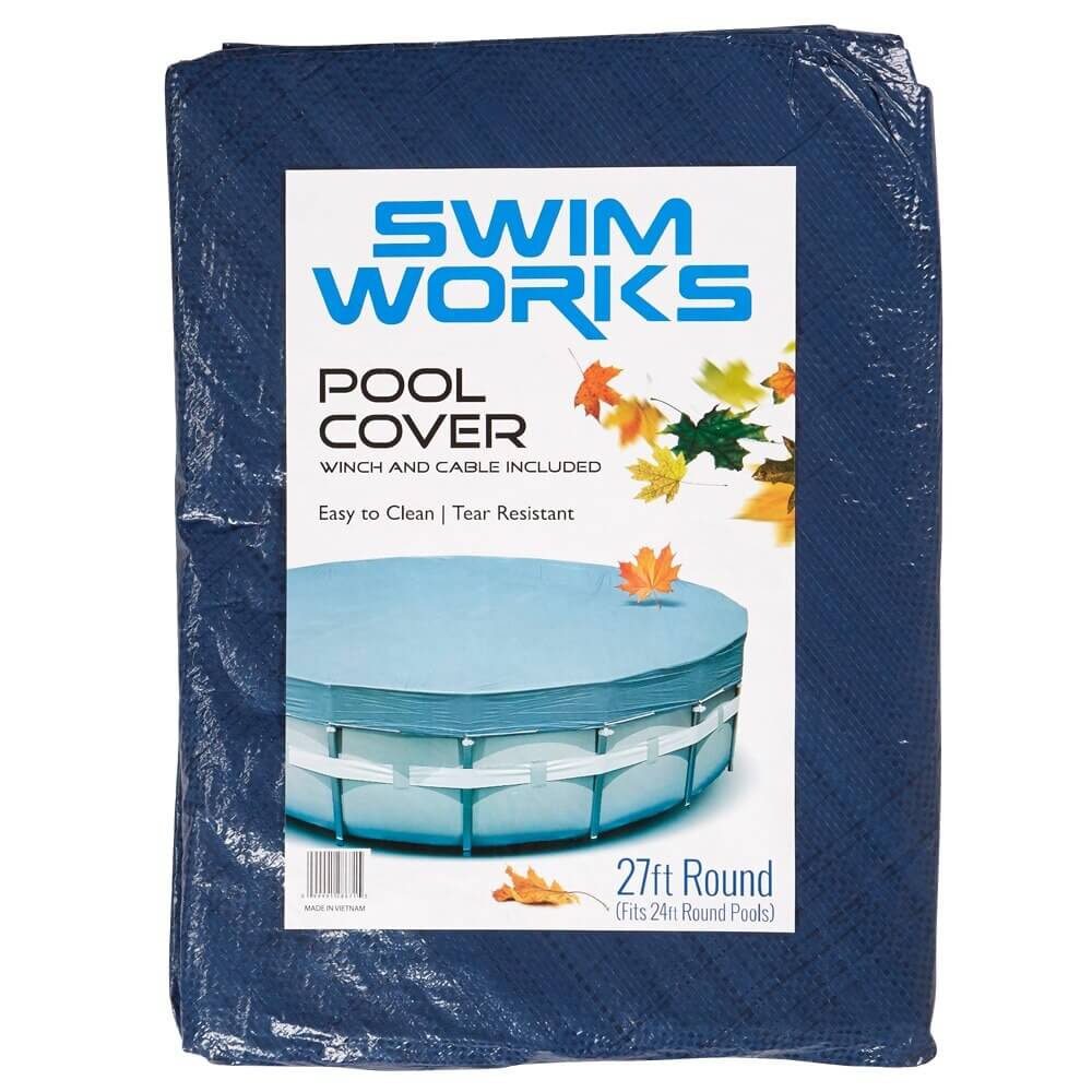 SwimWorks Round Winter Pool Cover, 27'