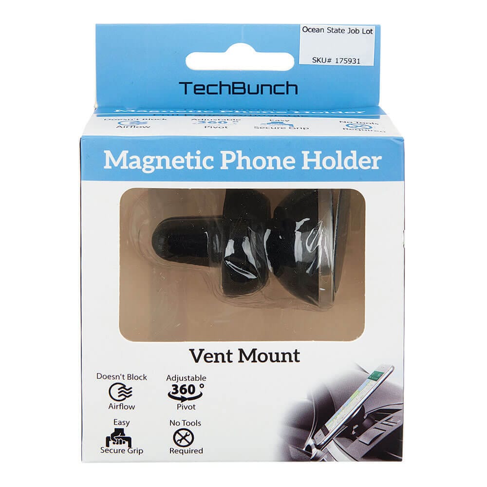 TechBunch Magnetic Vent Clip Cell Phone Mount