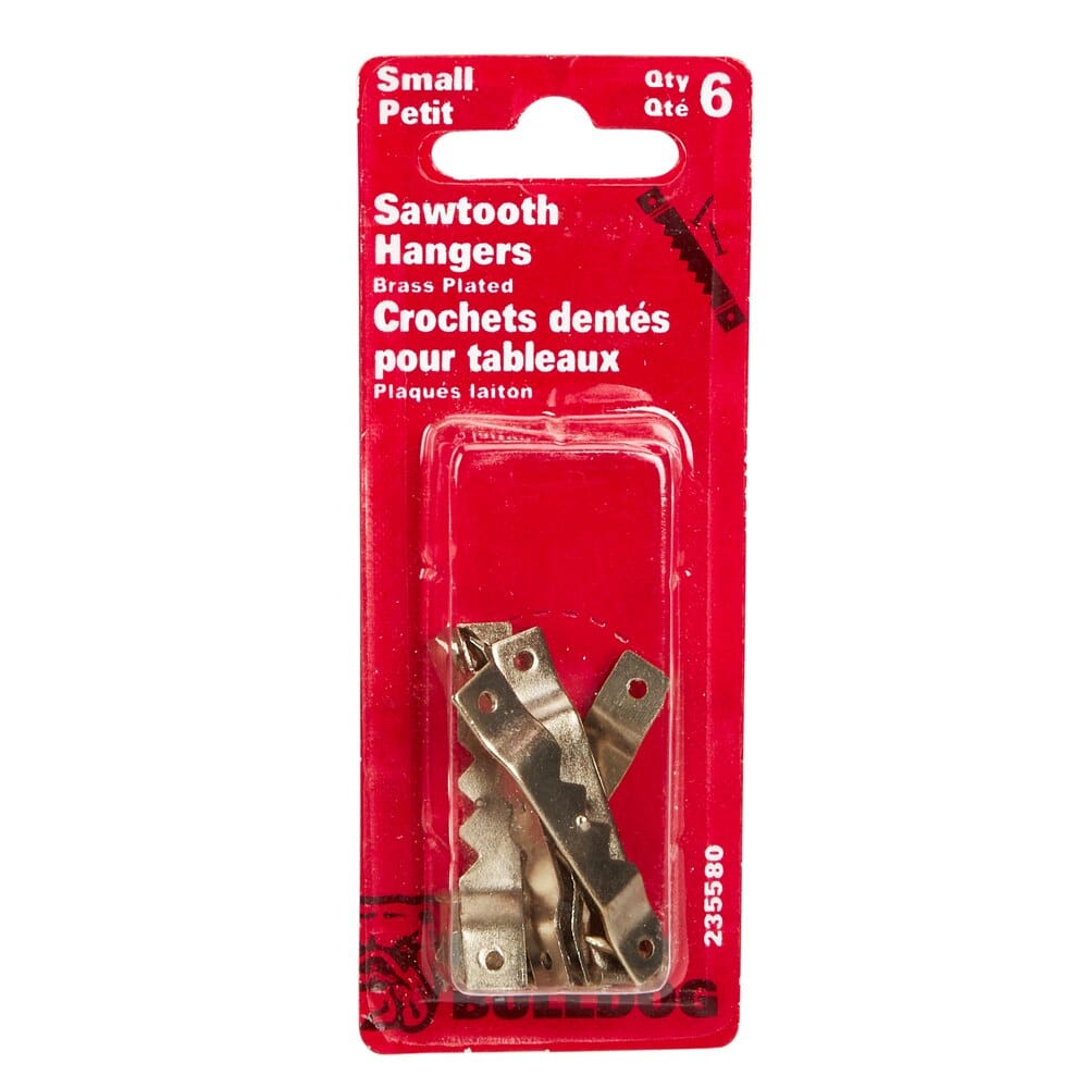 Small Sawtooth Picture Hangers, 6 Count
