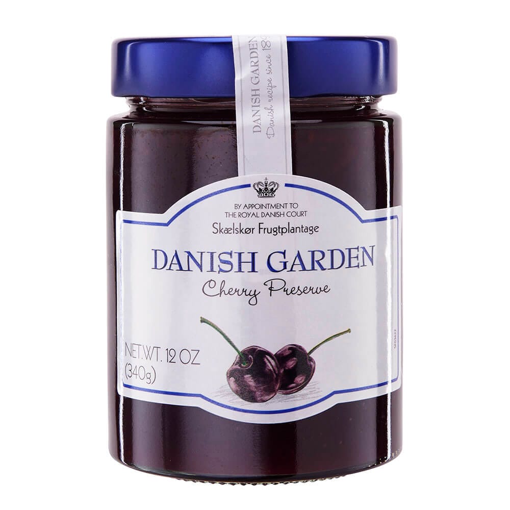 Danish Garden Cherry Preserve, 12 oz