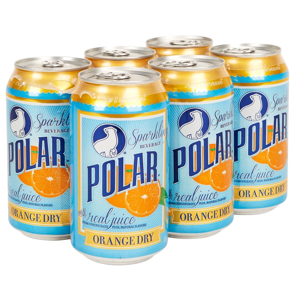 Polar Orange Dry, 12 fl oz, 6 Count