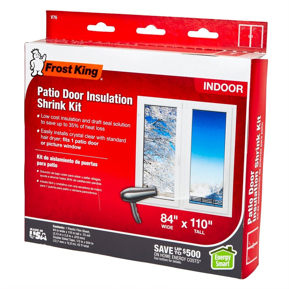 Frost King Patio Door Insulation Shrink Kit