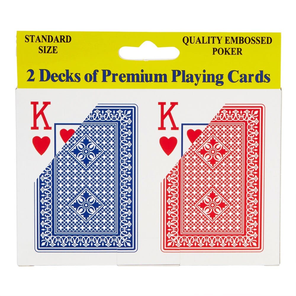 1864 Premium Jumbo Face Playing Cards, 2-Deck