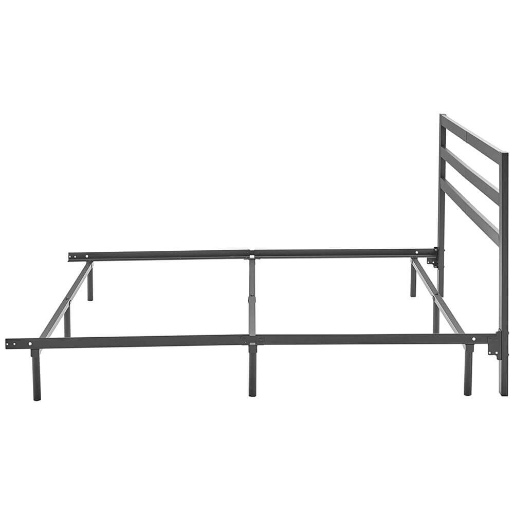 Classic Brands Grande Metal Full Bed Frame with Headboard, Black