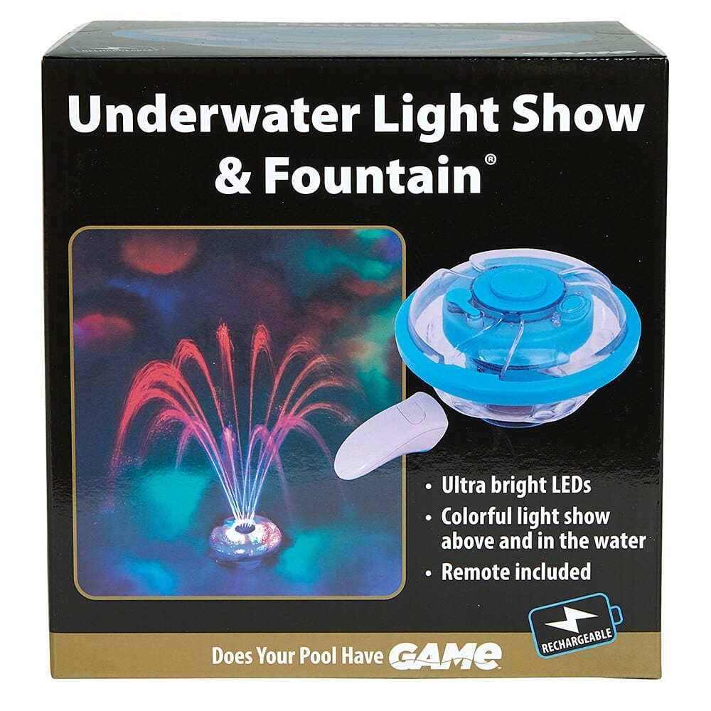 Game Rechargeable Underwater Light Show & Fountain