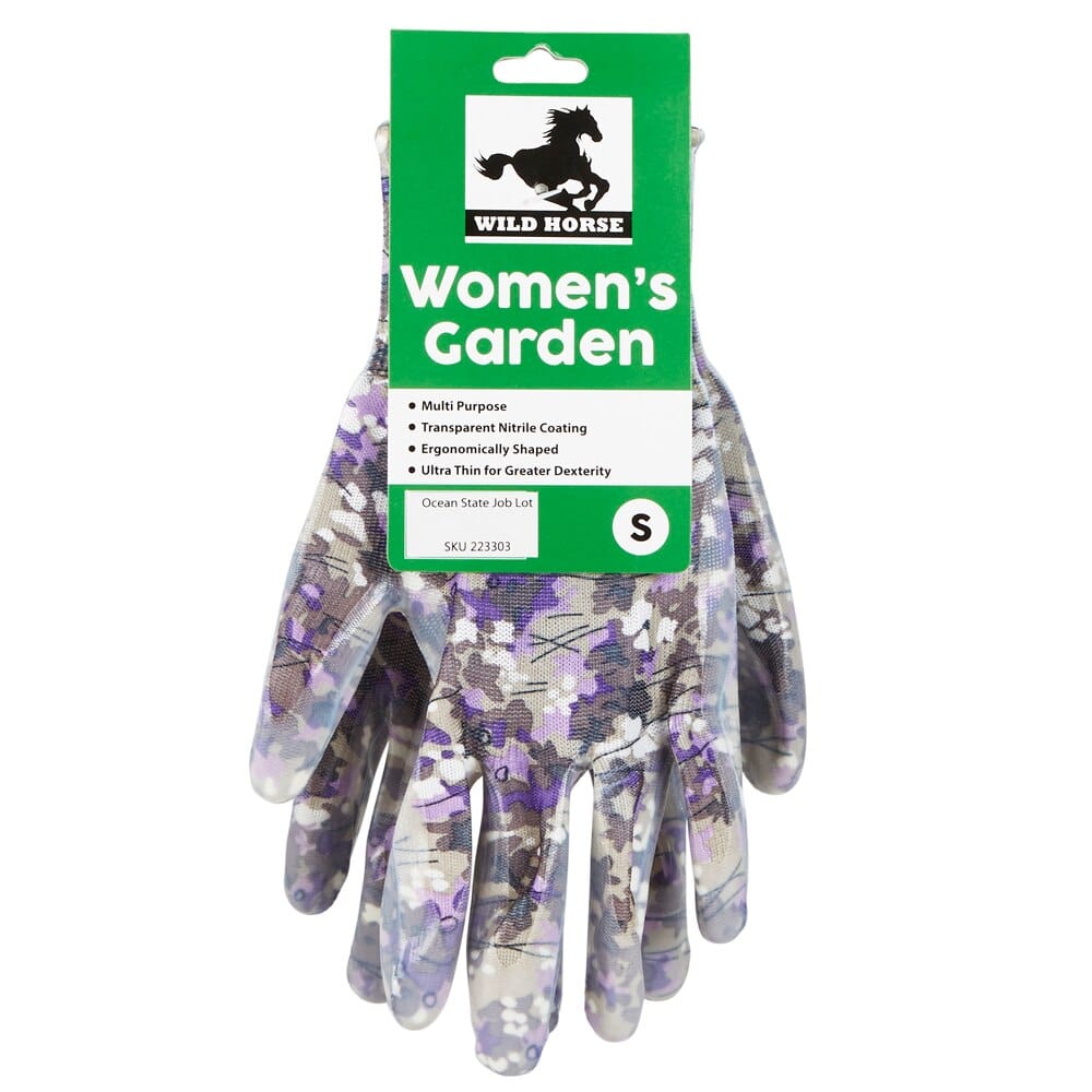 Wild Horse Women's Nitrile Garden Gloves