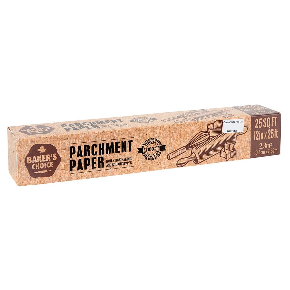 Baker's Choice Parchment Paper, 25 Sq ft