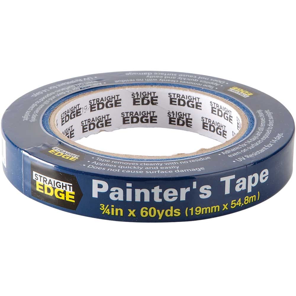 Straight Edge Painter's Masking Tape, 3/4" x 60 yds