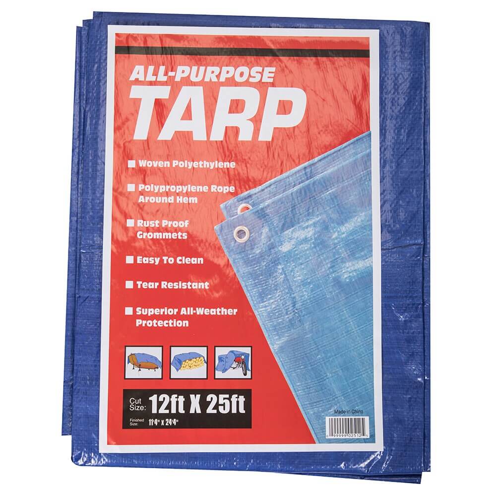 12' x 25' All-Purpose Weather Resistant Tarp