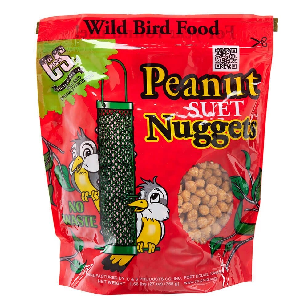 C&S Peanut Suet Nuggets Wild Bird Food, 27 oz
