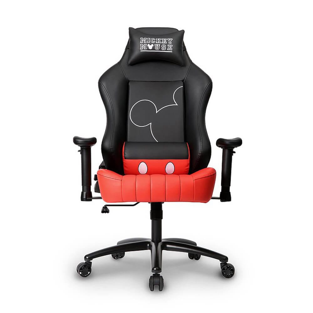 SEATZONE Disney Mickey Mouse Gaming Chair, Black/Red