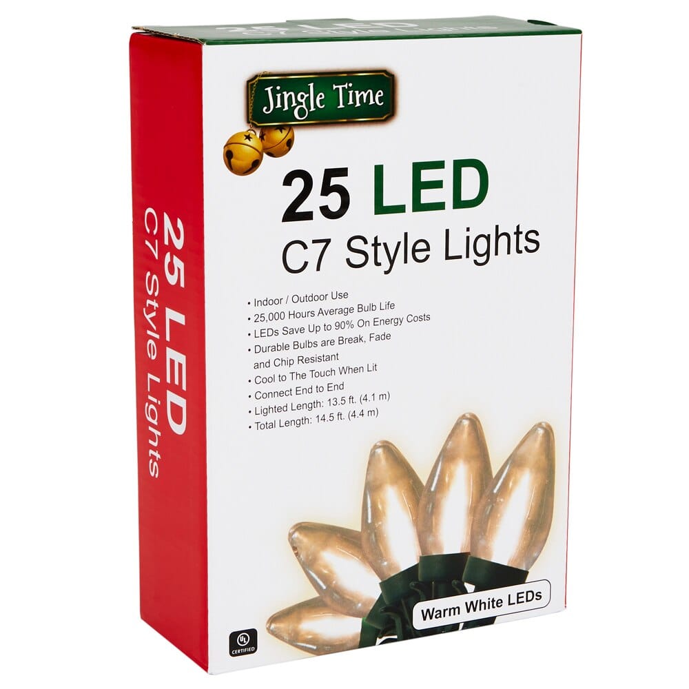 Jingle Time Clear LED String Lights