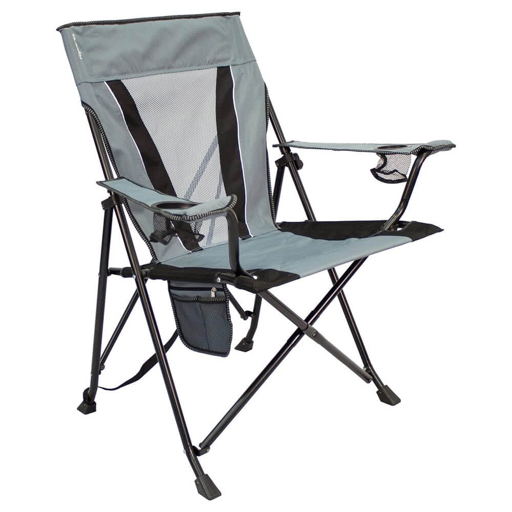 Kijaro XXL Dual Lock Portable Camping Chair, Hallett Peak Gray