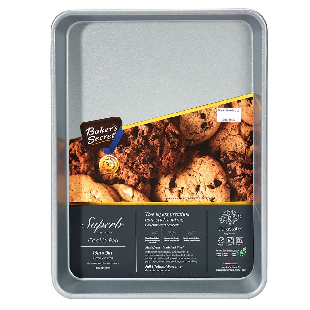 Baker's Secret Superb Collection Small Cookie Pan, 13"x9"