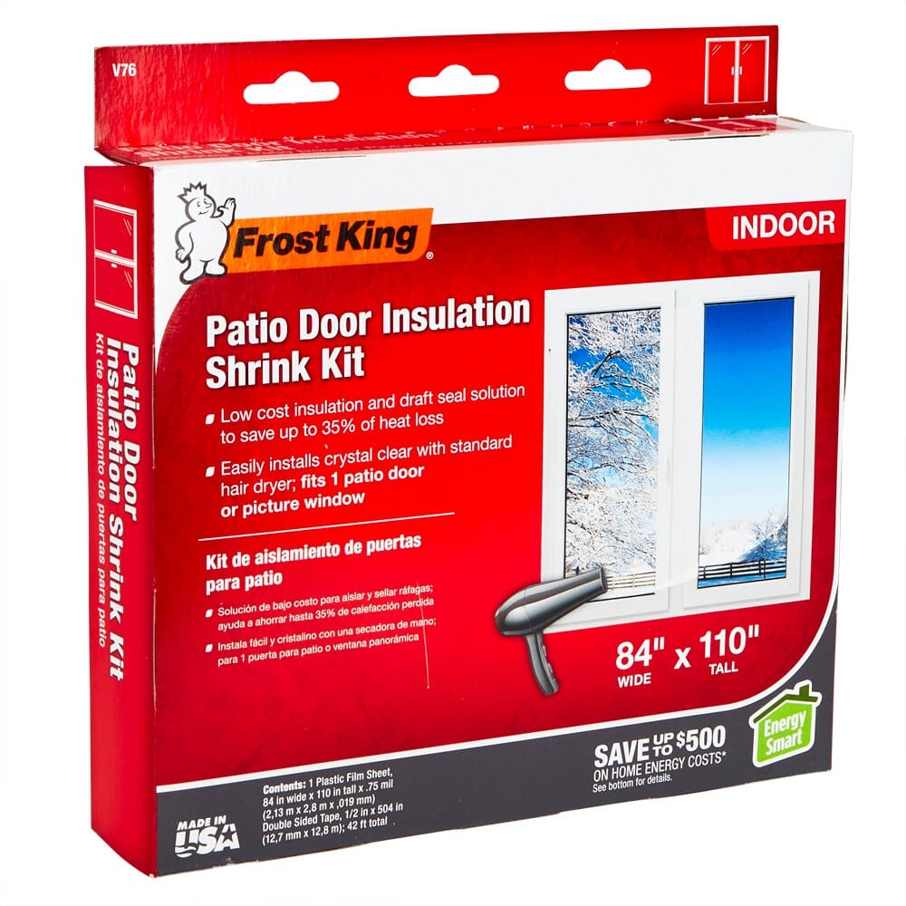 Frost King Patio Door Insulation Shrink Kit