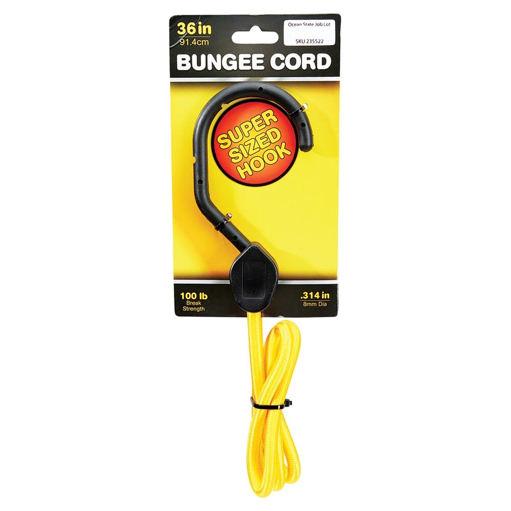 Super Size Hook Bungee Cord, 36"