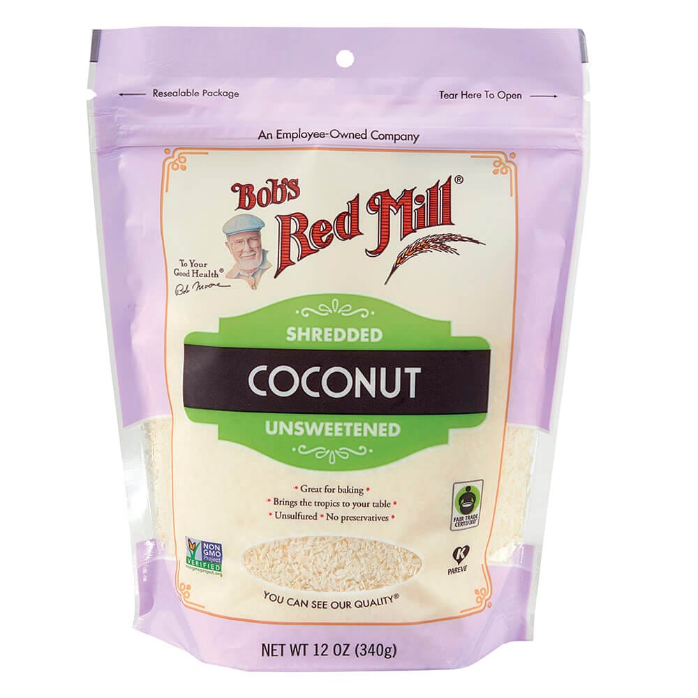 Bob's Red Mill Shredded Unsweetened Coconut, 12 oz