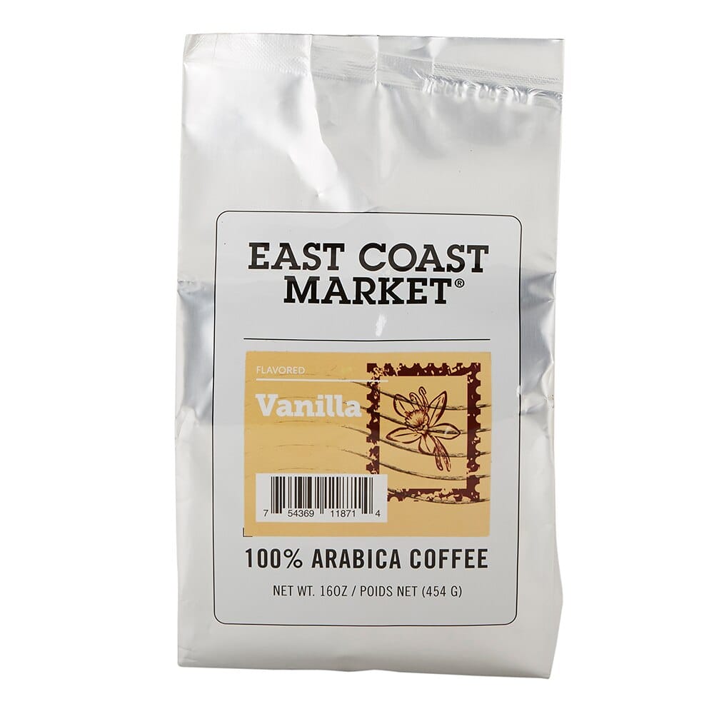 East Coast Market Vanilla Coffee, 16 oz