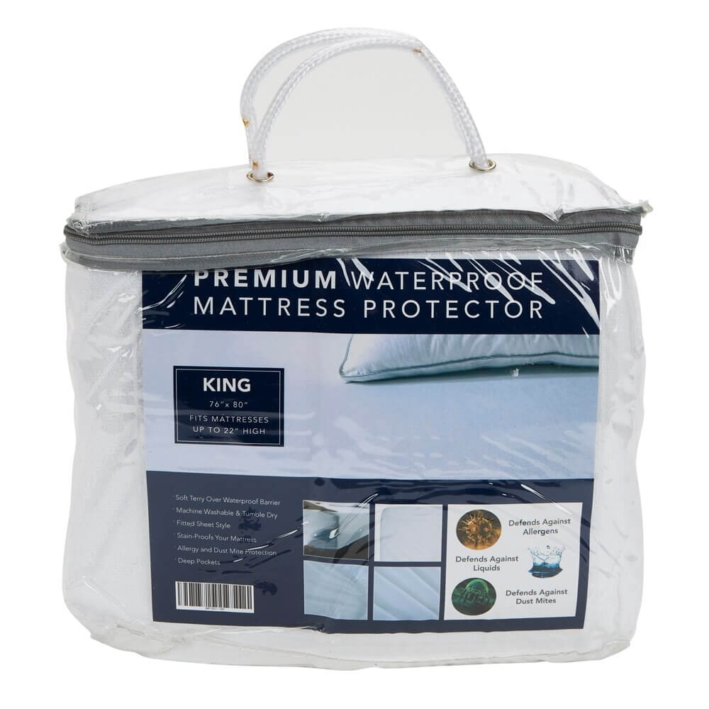 Premium Waterproof Mattress Protector, King