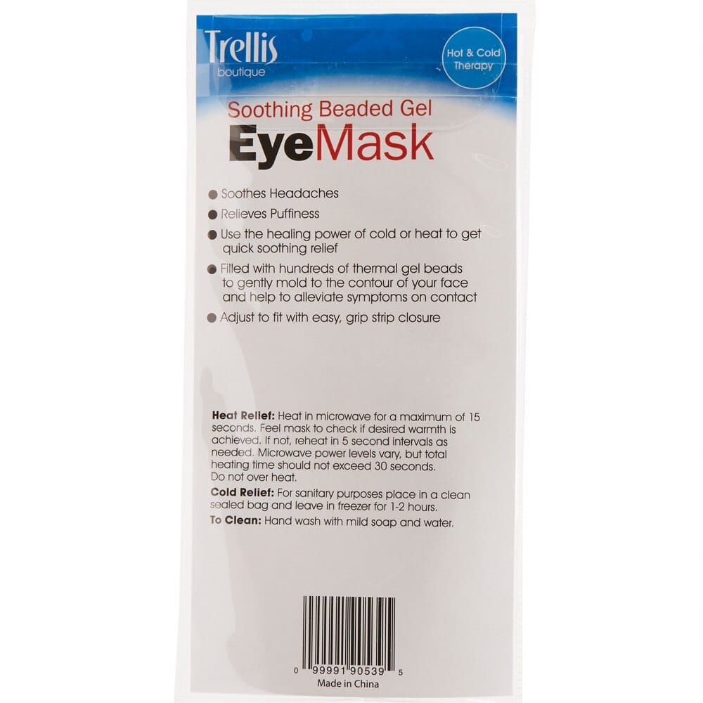 Trellis Boutique Soothing Beaded Gel Eye Mask
