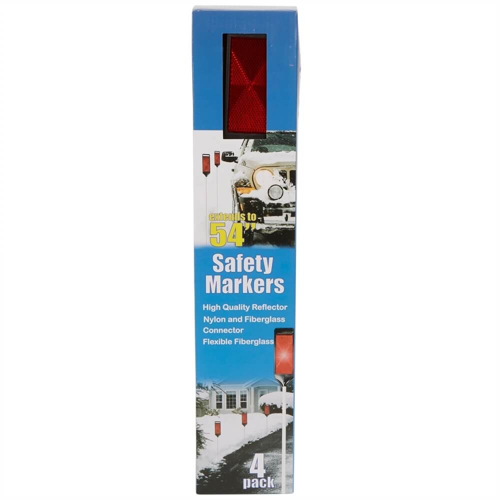54" Safety Driveway Markers, 4 Pack