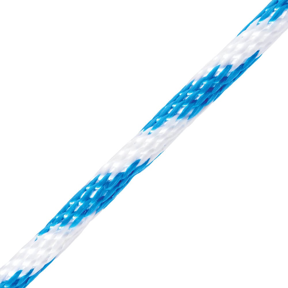 Diamond Braided Rope Reel, 3/8" x 590', Blue/White